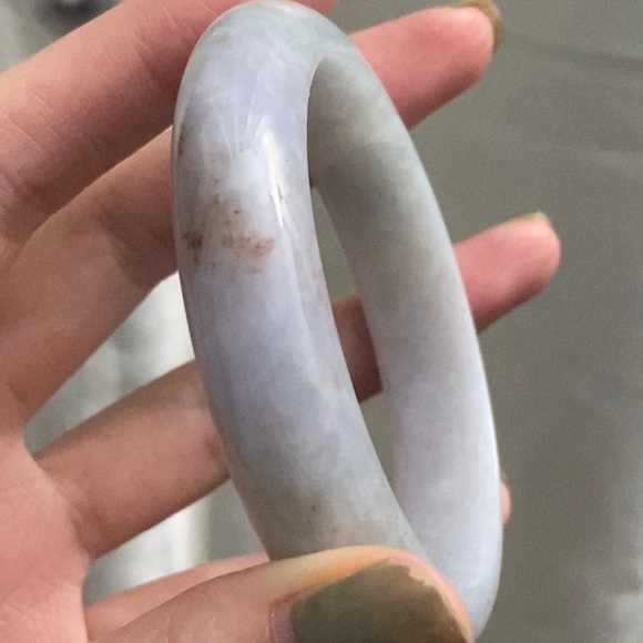 Jade Jewelry - Jade Bangle-Authentic Burma type A 55.3m